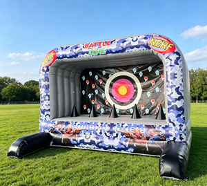 Château gonflable commercial, jeu de carnaval, jeu de tir <span class=keywords><strong>Nerf</strong></span>, maison de rebond <span class=keywords><strong>pas</strong></span> chère - Product Image 4