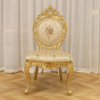 Ensemble de salle à manger convertible classique et contemporain, table et chaises en bois haut de gamme, blanc champagne, mobilier moderne et simple