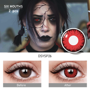 Lentilles de <span class=keywords><strong>contact</strong></span> colorées fabriquées en usine pour Wild Anime Cosplay & Spooky Halloween - Product Image 2