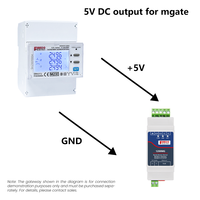 Medidor de Panel Digital Trifásico EM4372 con Certificación CE, Comunicación Modbus RTU, Medidor de Energía Eléctrica Inteligente Bidireccional 5(65)A