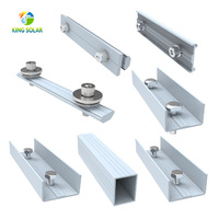 Accessoires de montage solaire KINGSOLAR, connecteur de rail pour montage sur toit en tuiles, fabricant CE ISO OEM