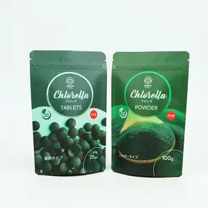 Custom Logo Stand Up Small Sachet Heat Sealable Pills Powder Plastic Package Mylar Bag