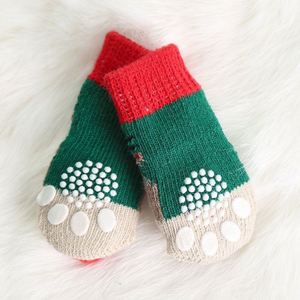 Nouvelles Chaussettes Antidérapantes Style Noël 2026 pour Petits Chiens – Chaussettes Antidérapantes pour Chiens avec Grips, Protection des Pattes pour Chiens de Petite et Moyenne Taille - Product Image 4