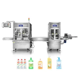 Cyjx Industriële Apparatuur 4/6/8 Automatische Vloeibare Water Plastic Nauwkeurigheid Viskeuze 4 6 8 Kopfles Vloeibare Vulmachine