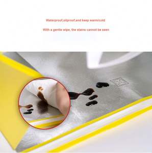 Sacs de courses écologiques en matériaux recyclables, sacs isothermes réutilisables en non-tissé, vente en gros à bas prix pour pizzas - Product Image 4