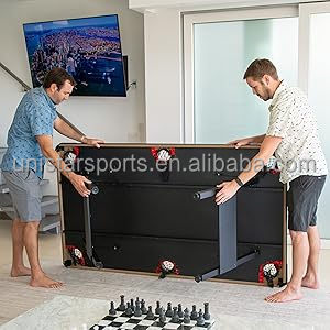 Bàn bida 6ft/7ft/8ft bàn bi-a di động bàn bi-a người lớn gấp bàn bi-a cho phòng trò chơi với lưu trữ có thể gập lại dễ dàng - Product Image 5