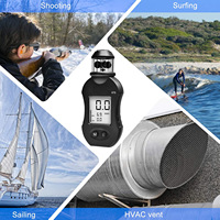 2025 876 Copa de viento digital Anemómetro HVAC Medidor de velocidad de ventilación HVAC transfronterizo para instrumento de prueba