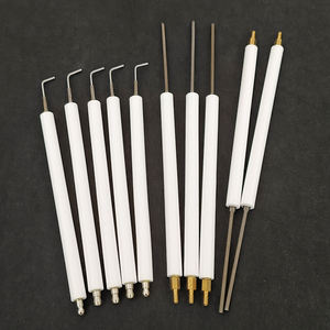 Électrode d'allumage en alumine Riello <span class=keywords><strong>Sonde</strong></span> d'<span class=keywords><strong>ionisation</strong></span> avec fils pour allumeur de flamme de brûleur - Product Image 5