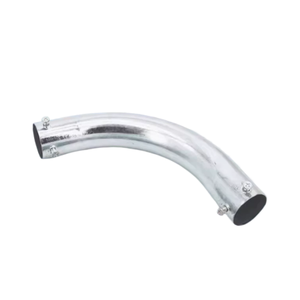 Verzinktes Gebogenes Rohr mit 90-Grad-Großradius-Halbmondförmigem Bogenfitting JDG-Rohrfitting für Gebäude und Fabriken - Product Image 3