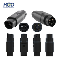Adaptateur de charge EV AC HCD New 50A NACS vers Type 1 avec prise compatible avec le connecteur de chargeur de véhicule électrique Tesla