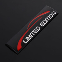 Autocollant de voiture 3D créatif en métal, en édition limitée, pour BMW Audi Honda Opel Lada Toyota Chevrolet Hyundai