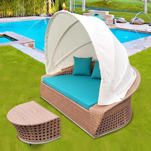 445J Villa silla reclinable de ocio de interior con rueda al aire libre elegante ocio teca reclinable piscina al aire libre playa tumbona de madera maciza - Product Image 5