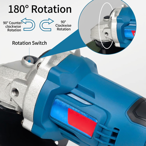 Amoladora angular inalámbrica (solo herramienta) 20V Máx. con motor sin escobillas de 11000 RPM, mango lateral y protector de disco para amolado general - Product Image 3