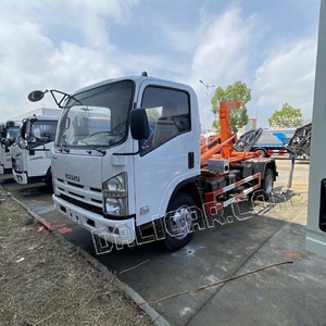 Cina 1SUZU 5Ton gancio ascensore 4x2 Roll Off gancio sollevamento braccio camion della spazzatura per la vendita - Product Image 2