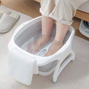 Baño Bañera Arandela de pies de viaje Cubo plegable Bañera de remojo Spa Pedicura en casa - Product Image 1