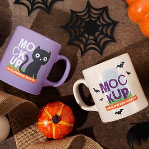 Posavasos para bebidas de Halloween, posavasos de telaraña negra, manteles antideslizantes resistentes al calor, alfombrilla de fieltro para el hogar y la cocina - Product Image 5