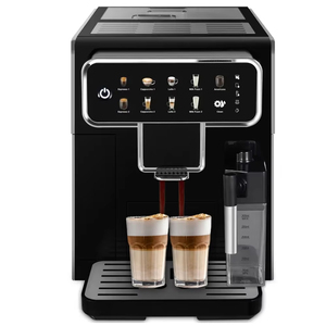 Cafetera Espresso automática multifuncional eléctrica con pantalla táctil comercial Máquina de café profesional con Espumador de leche - Product Image 1