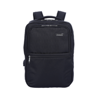Sac à dos pour ordinateur portable unisexe en PU de haute qualité avec port USB, fermeture éclair étanche, design intelligent pour l'école, capacité de 24 L, fabriqué au Vietnam