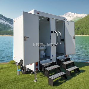 Remorque de toilettes portable de luxe avec design écologique pour appartements et immeubles de bureaux – Construction durable - Product Image 1