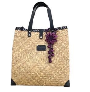 Bolso de Verano de Alta Calidad para Mujer, Bolso Bandolera de Paja Tejida, Bolso de Playa de Macramé, Directo del Proveedor Indio - Product Image 1
