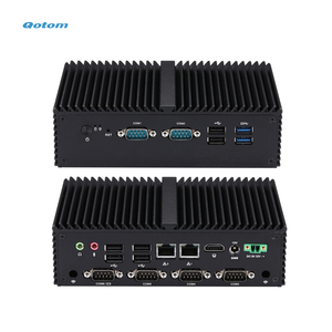 Q790X/Q790XV/Q790XP/Q790XPG/Q790XPGV-S04 Qotom J6412 Mini PC 2 ports LAN 5 4 USB M2 MSATA SATA3.0 Mini PC industriel sans ventilateur intégré - Product Image 2