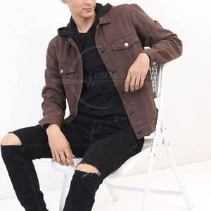 Vestes en jean pour hommes fabriquées au Pakistan de qualité supérieure Vestes en jean pour hommes fabriquées en gros sur mesure - Product Image 5