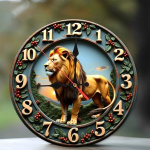 Horloge murale en bois Dark Stain 25x25cm avec finition <span class=keywords><strong>couleur</strong></span> Espresso ou Ébène - Product Image 2