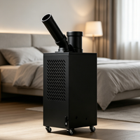 Climatiseur Électrique Portable et Mobile Économe en Énergie, Système de Refroidissement Silencieux pour Chambre, Salon, Extérieur et Hôtels