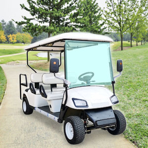 Chariot de golf électrique 4 places de qualité supérieure, vente en gros du fabricant, prix promotionnels, idéal pour les terrains non publics - Product Image 2