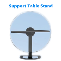 Projecteur holographique 3d led de Table Rechargeable POV affichage publicitaire