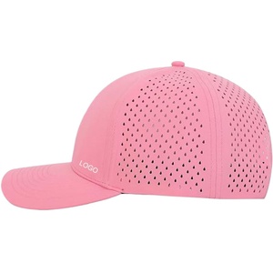 หมวกเบสบอลเชือกโพลีเอสเตอร์หมวกแบบมีรูเลเซอร์กันน้ำ5แผงตามสั่ง - Product Image 5