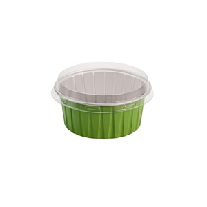 Moule à pudding, à cupcakes, à crevettes et à œufs en aluminium de 125 ml, boîte en aluminium pour four, petit plat en aluminium, outils de pâtisserie - Product Image 5
