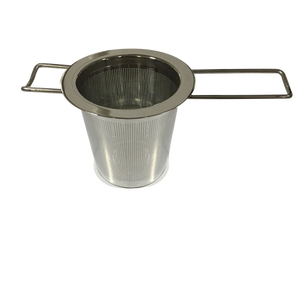 ハンドル付きダブルファインメッシュステンレススチールルーズリーフティーインフューザーストレーナー - Product Image 1