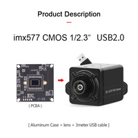 14209 5600 imx577 12MP 35mm 8 grados lente sin distorsión protocolo UVC 4K USB unidad libre Mini Cámara HD videoconferencia