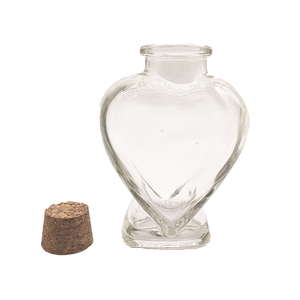 <span class=keywords><strong>Mini</strong></span> Pedestal Hình Trái Tim Cưới Trang Trí Lọ Kẹo Thủy Tinh Với Nắp Kim Loại - Product Image 1