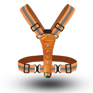 Chaleco de Seguridad Reflectante LED YIDAO <span class=keywords><strong>Ekai</strong></span> ANSI Clase 2 EN ISO 20471 con Logotipo Personalizado, Luz Intermitente para Ciclismo en Carretera, China - Product Image 2