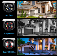 Kit de caméra de sécurité CCTV PTZ IP POE intelligente XMEye VMS 4MP 5MP 8MP 4CH H.265 2K 4K avec NVR
