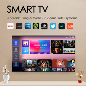 Téléviseur intelligent 100 pouces sans cadre 4K QLED <span class=keywords><strong>Grand</strong></span> écran LED Android 13/14/15 Argent 10W*2 Haut-parleurs Maison Hôtel Commercial - Product Image 2