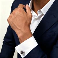 Boutons de manchette personnalisés rotatifs en forme de globe terrestre, en émail argenté et cuivre, pour chemise de ville, cadeaux pour hommes