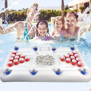 Venta caliente inflable fiesta piscina flotante cerveza flotador con enfriador flotante piscina fiesta juego balsa y salón - Product Image 3