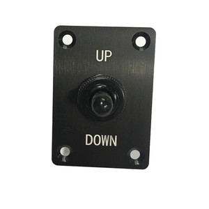 Interrupteur à bascule pour panneau en aluminium 25 mm, réglage de trim de bateau haut/bas, SPDT 12V 10A, borne à vis métallique, IP40 - Product Image 5
