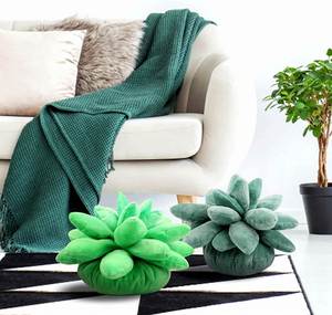 Custom Succulent Shaped Plush Toys Universal for Boys and Girls Cactus Kawaii Decorative <b>Leaf</b> Pillow Lovely Plant - Product Image 3