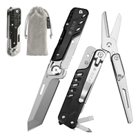 Couteau multifonction professionnel détachable 7-en-1 Xhandle MT-07 avec lame en acier D2, ciseaux, équipement EDC, fabriqué en Chine, support ODM/OBM