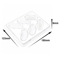 Boîte professionnelle en PET pour masque de beauté, étui de rangement transparent en blister, emballage médical et esthétique, boîte de protection anti-poussière