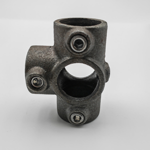 Đen dài <span class=keywords><strong>TEE</strong></span> Key Kẹp bảo vệ Thanh phụ kiện đường ống đúc Kỹ thuật đúc sắt Key kẹp phù hợp - Product Image 2