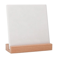 Cadres photo en céramique vierges pour sublimation, plaques en céramique DIY avec support en bois – Cadeaux promotionnels en gros Subli-forward