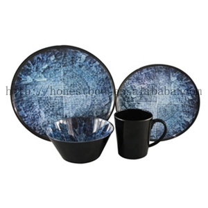 <span class=keywords><strong>Vajilla</strong></span> de lujo de 16 piezas, conjunto de <span class=keywords><strong>vajilla</strong></span> de melamina 100%, para caravana, Camping, cena <span class=keywords><strong>completa</strong></span> - Product Image 6