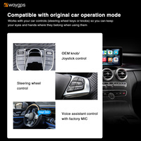 Boîtier d'interface sans fil Ewaygps Carplay et Android Auto pour Mercedes Benz, module de mise à niveau retrofit Ntg4.5 Ntg5 Airplay Mirrorlink