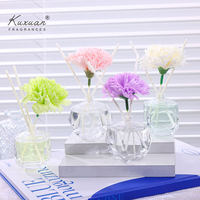 Diffuseur de roseaux d'huile essentielle de Offres Spéciales de 50ml avec bâton de fleur sans flamme pour le rafraîchissement de l'air à la maison et la boîte-cadeau de la Saint-Valentin
