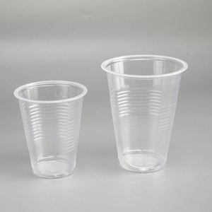 Gobelets en plastique transparent jetables en PP de 12 oz avec couvercles et pailles pour cocktails, boissons froides, fêtes et services de traiteur - Product Image 2